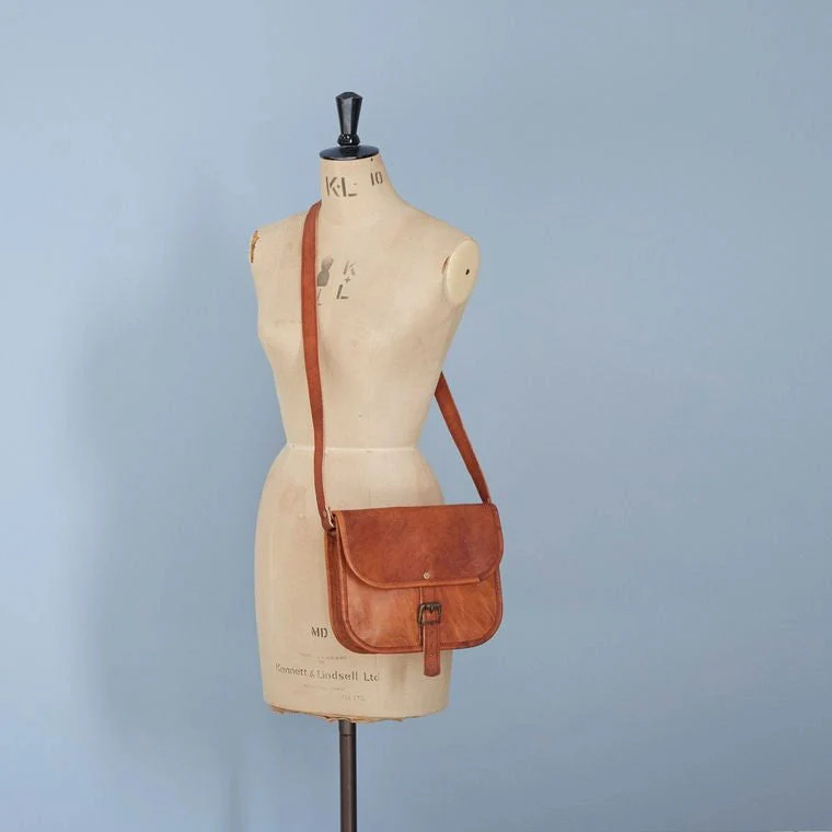 Paper High Bag: Small Leather Shoulder Bag - Image 4