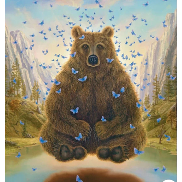 Pomegranate Birthday Card: Robert Bissell, The Guru