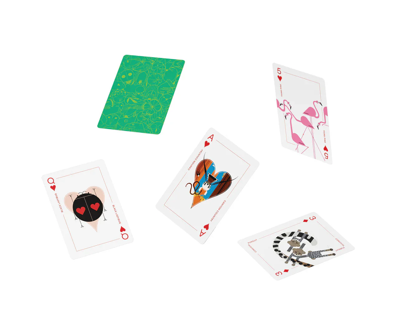 Pomegranate Playing Cards: Charley Harper - Image 3
