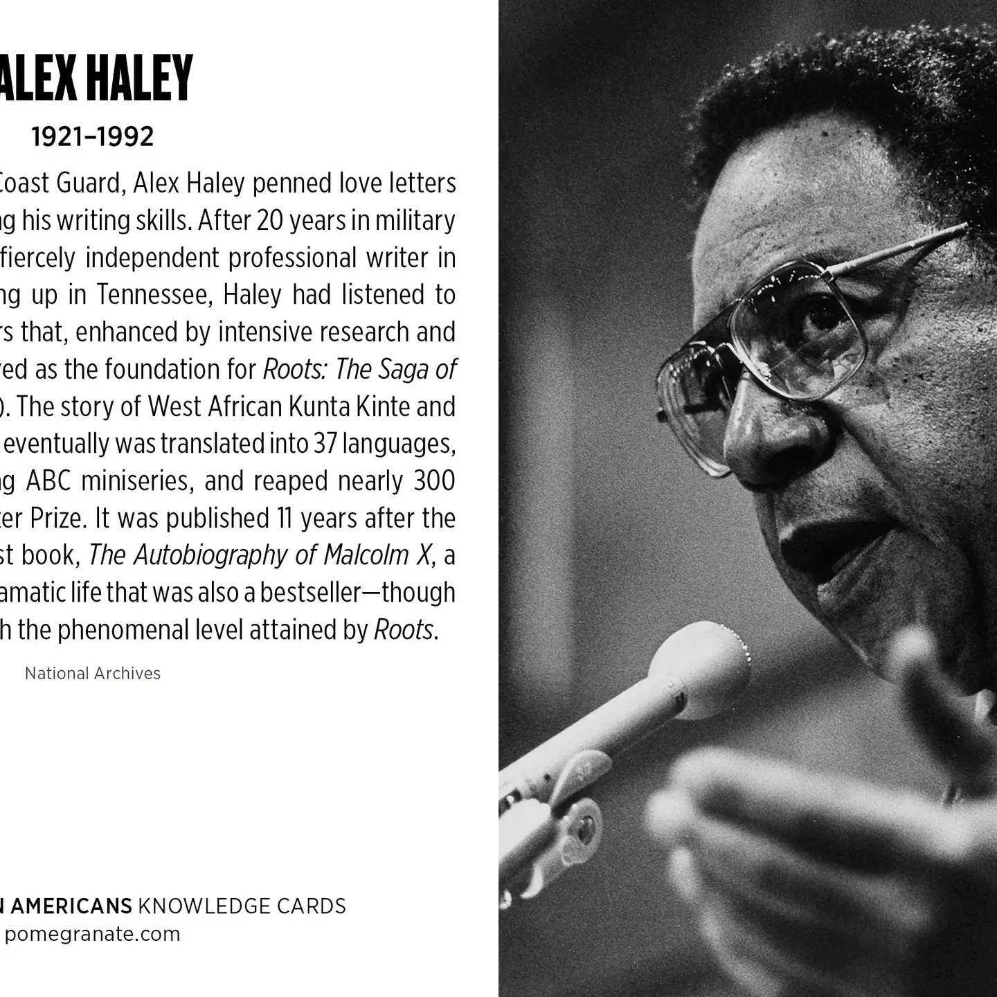 Pomegranate Knowledge Cards: Great African Americans - Image 2