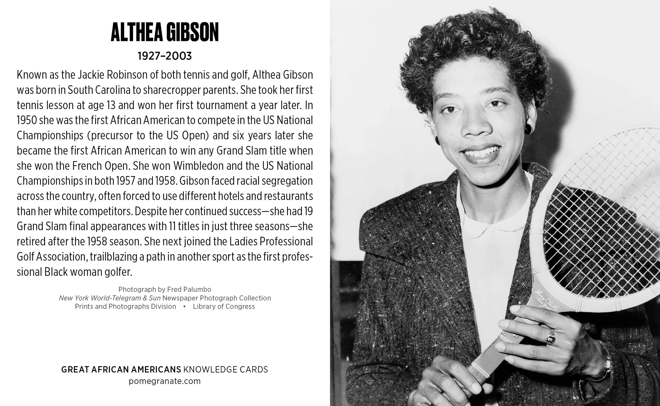 Pomegranate Knowledge Cards: Great African Americans - Image 3