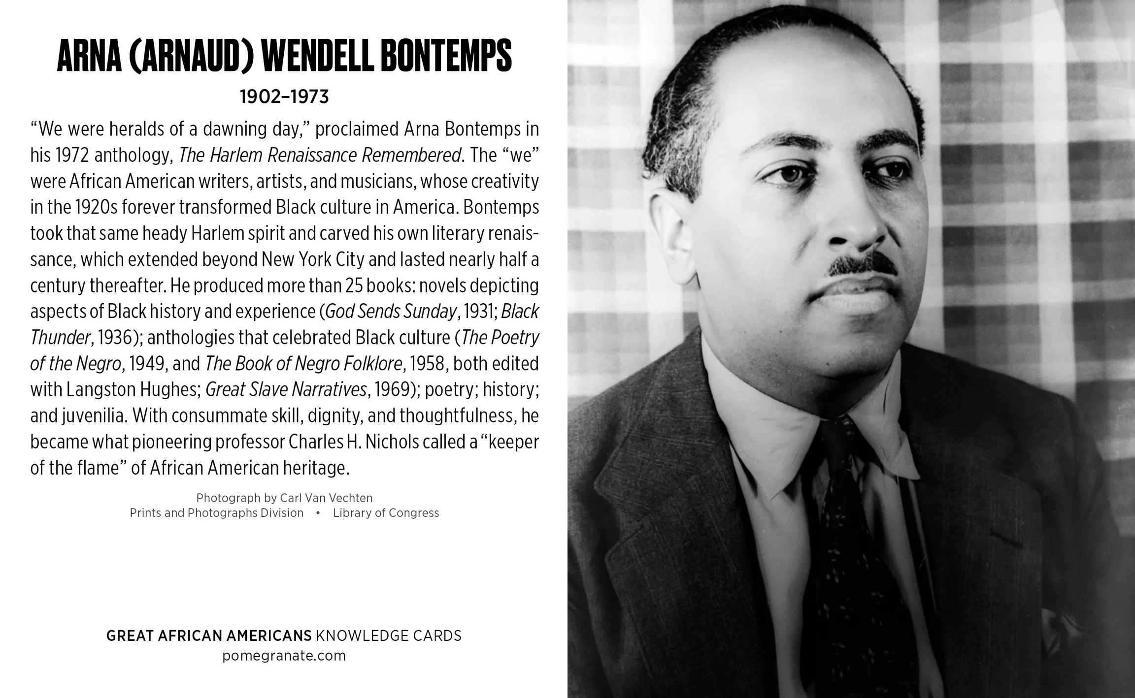 Pomegranate Knowledge Cards: Great African Americans - Image 4