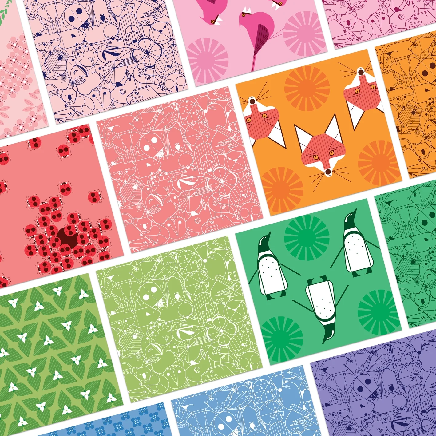 Pomegranate Origami: Charley Harper Animals - Image 2