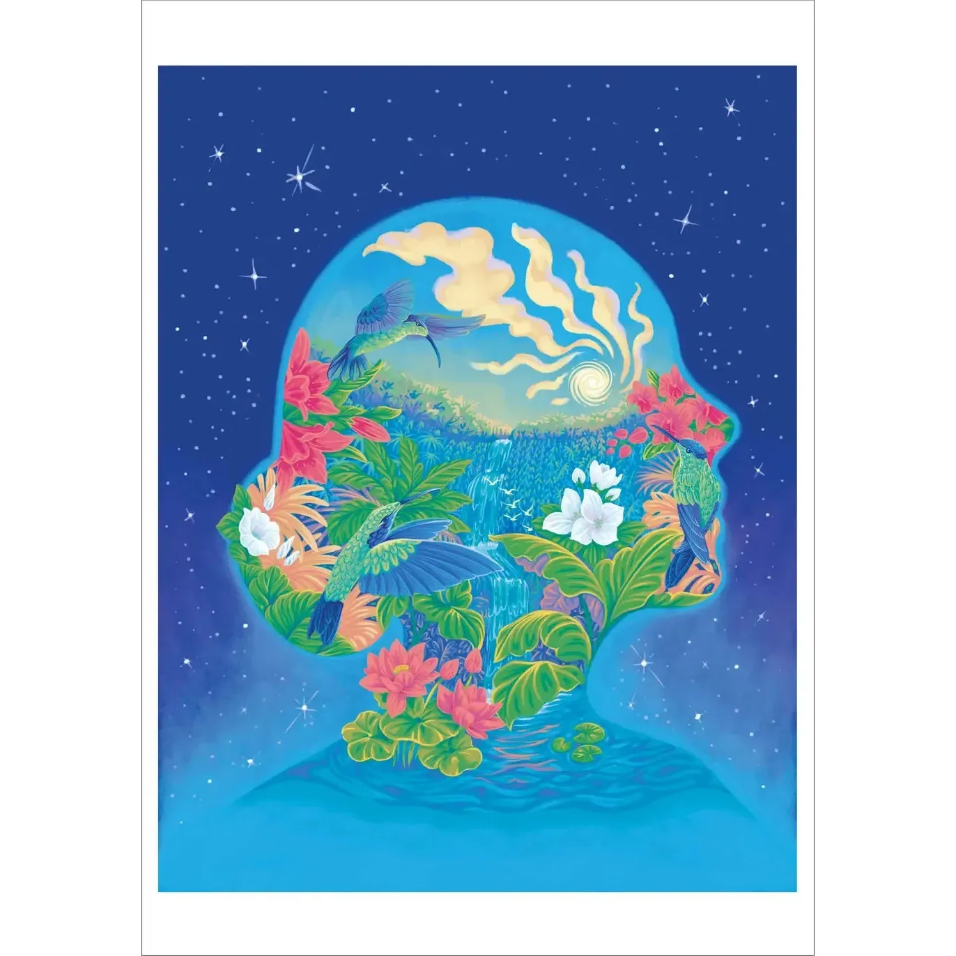 Pomegranate Notecard: Alejandra Penaloza, I am Radiant Vitality