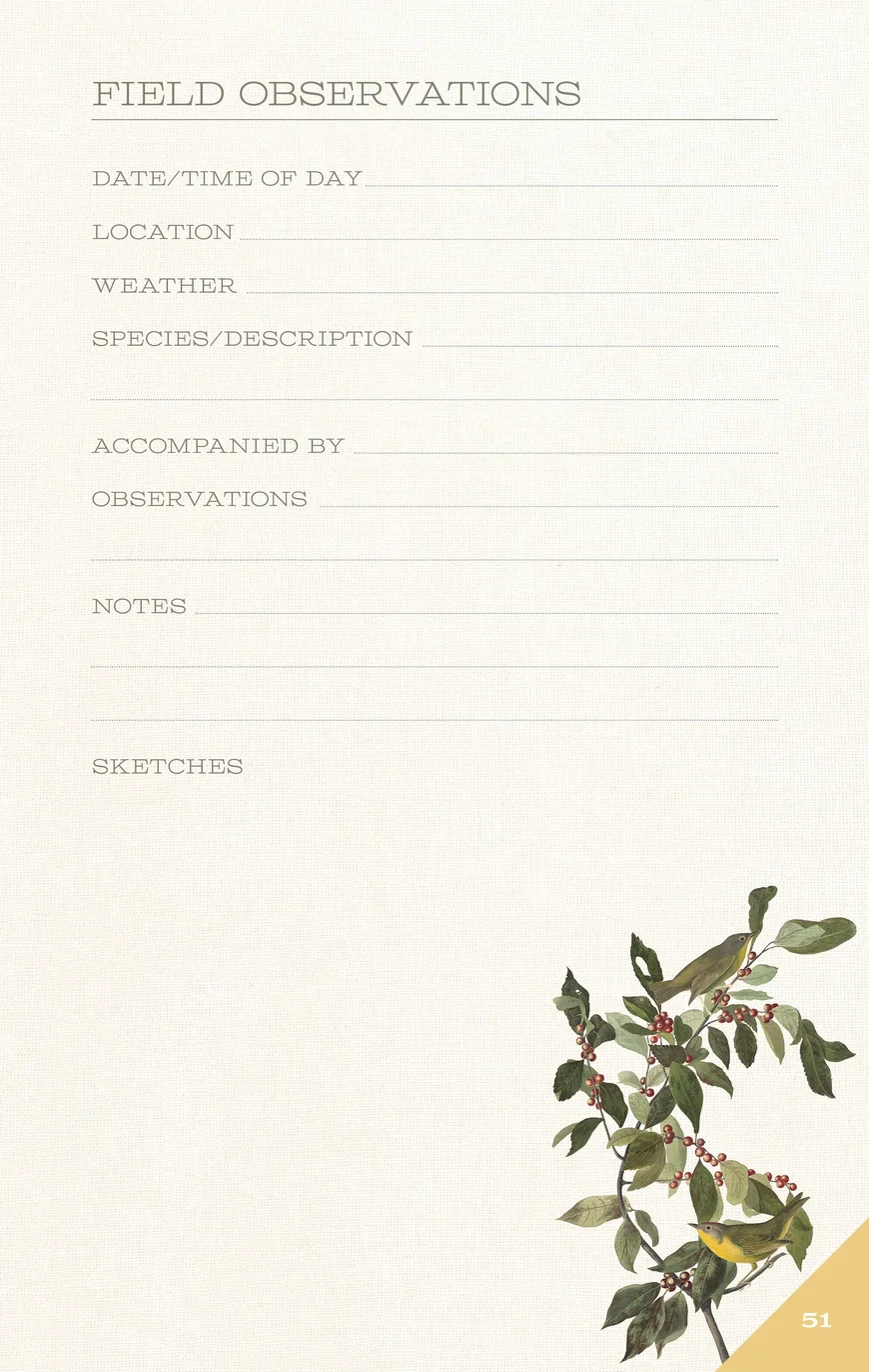 Pomegranate Journal: John James Audubon Birder's Journal - Image 2