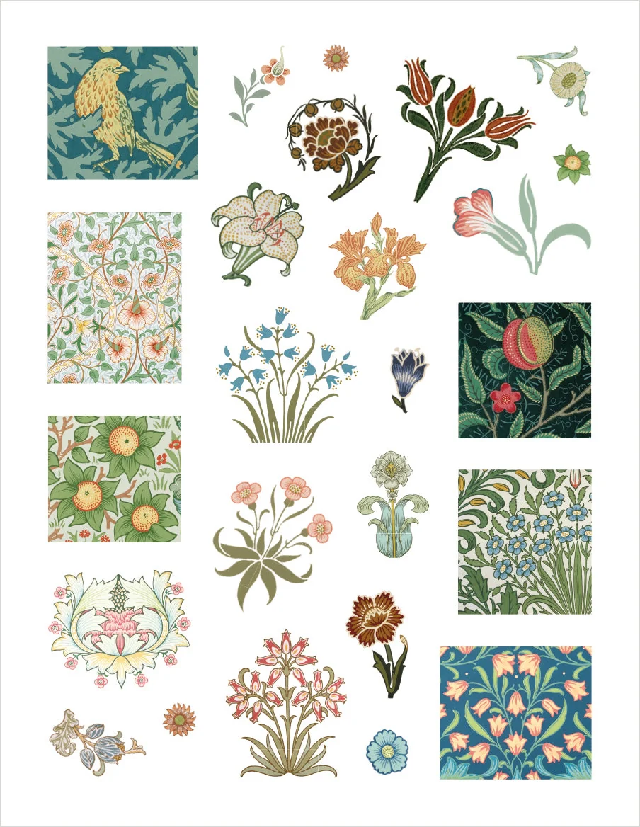 Pomegranate Sticker Book: William Morris - Image 2