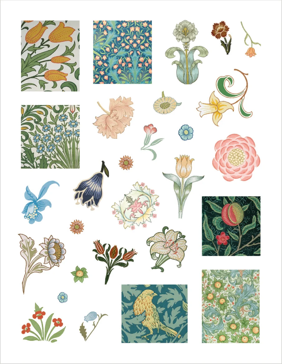 Pomegranate Sticker Book: William Morris - Image 3