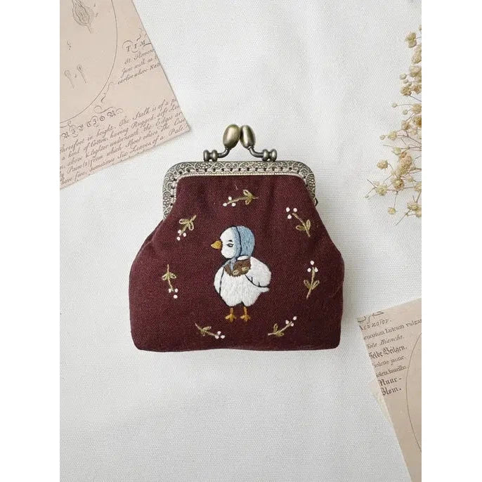 Quince Fables: Embroidered Coin Purse