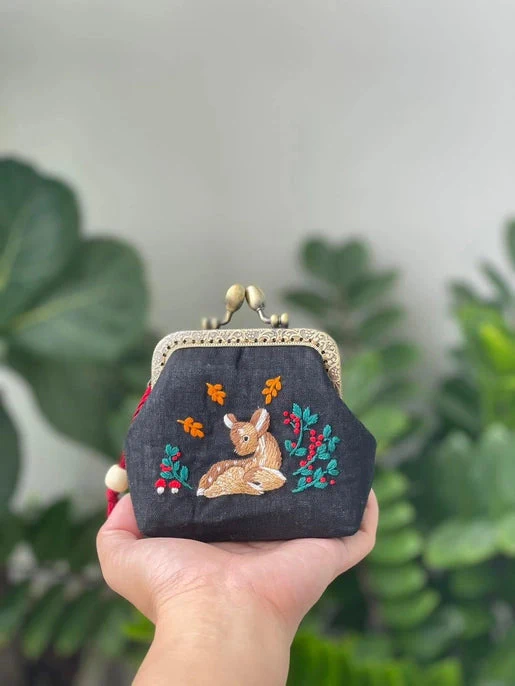 Quince Fables: Embroidered Coin Purse - Image 2