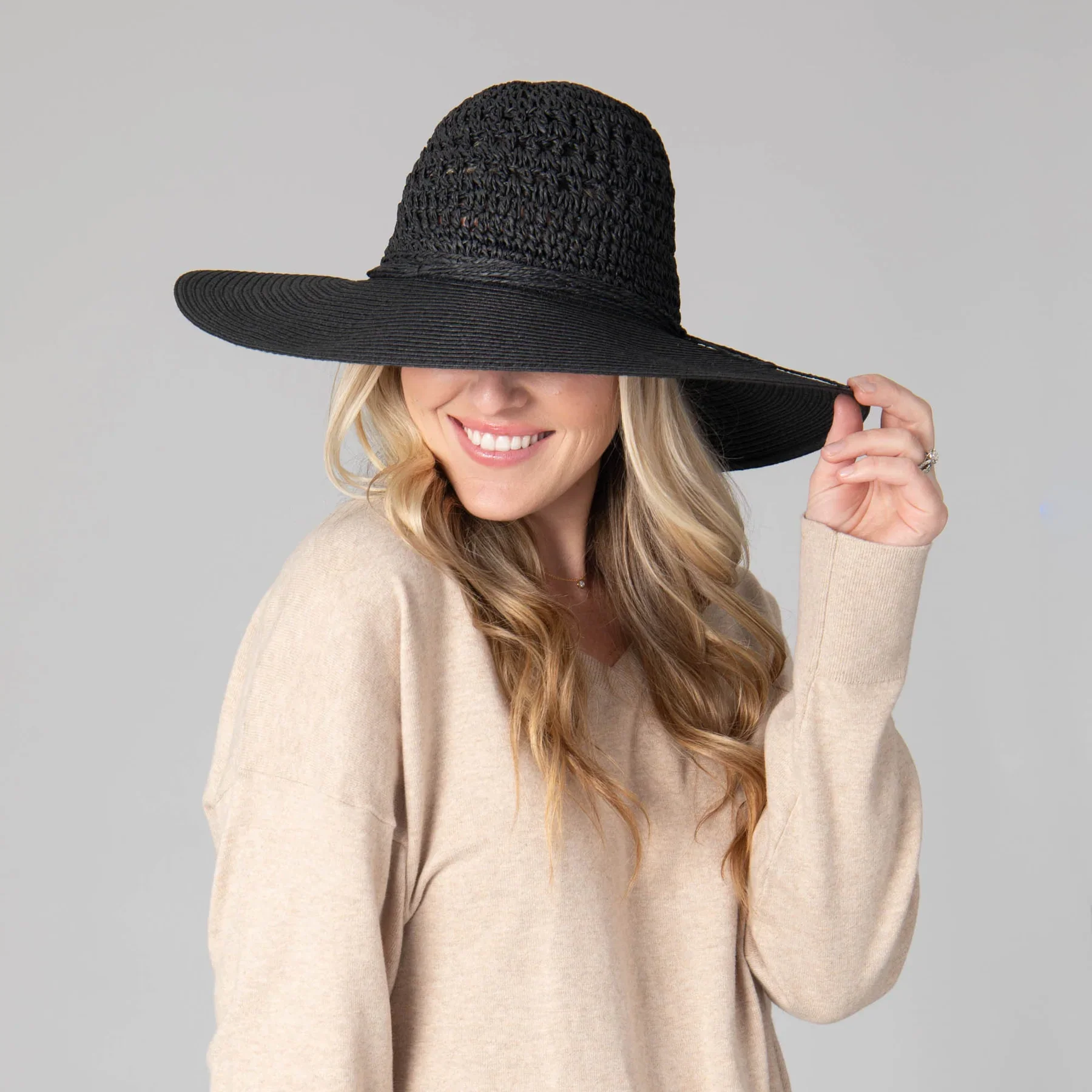 San Diego Hat Co.: Wide Brim Floppy Hat - Image 2