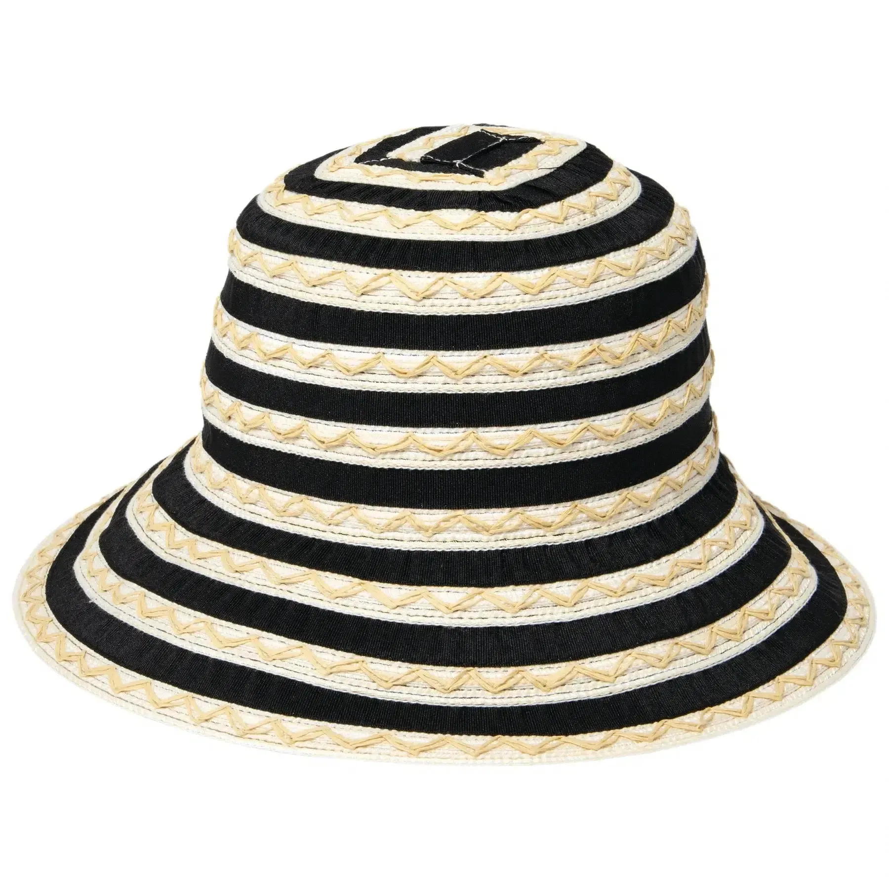 San Diego Hat Co: Ribbon ZigZag Straw Hat