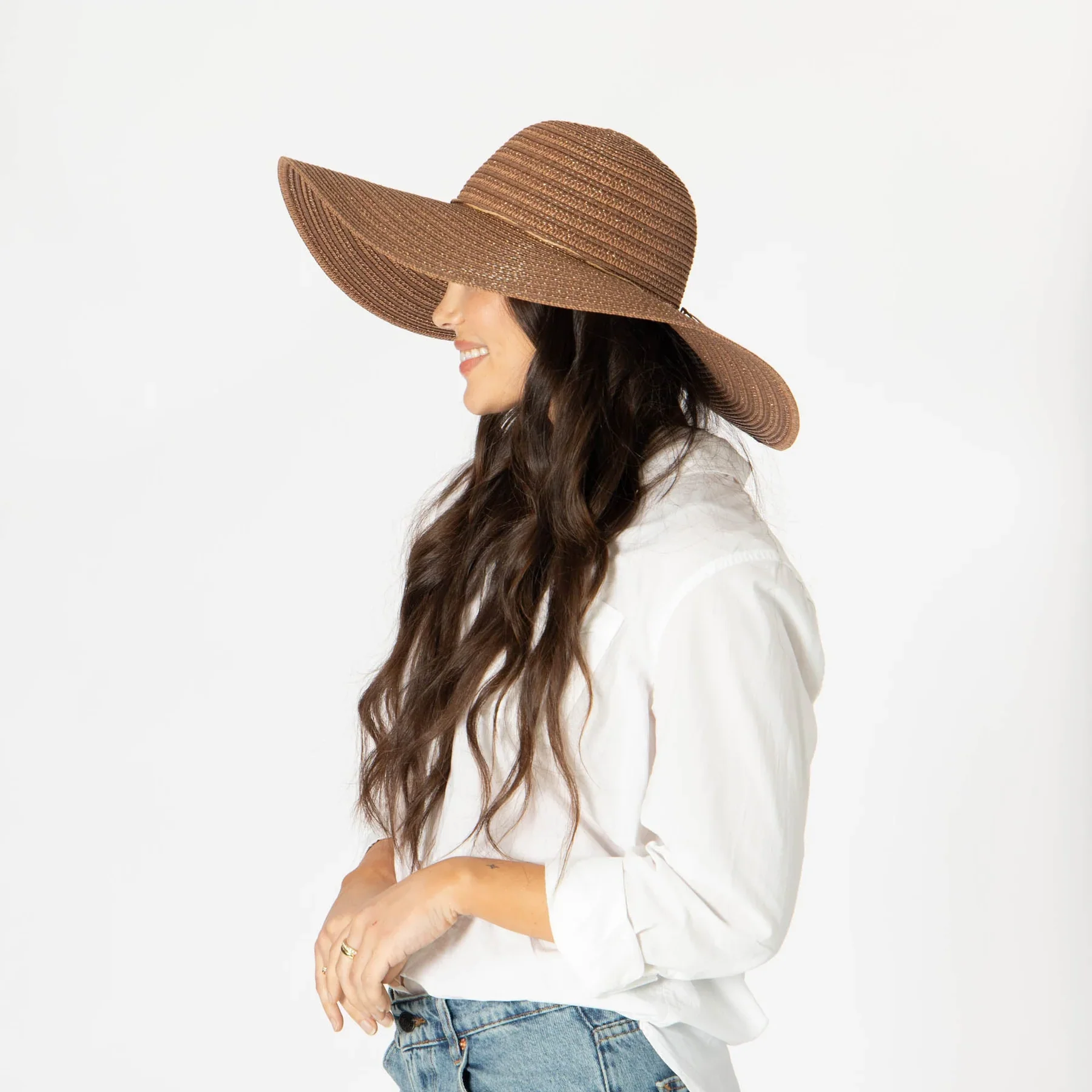 San Diego Hat Co.: Lurex Ultrabraid Floppy Hat - Image 4