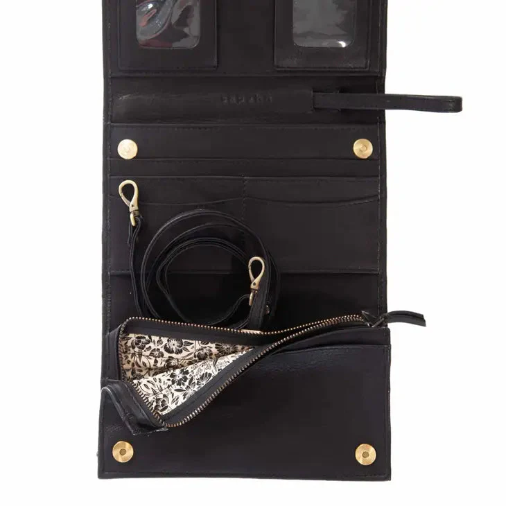 Sapahn Bag: Stanley Leather Crossbody Wristlet Wallet - Image 14