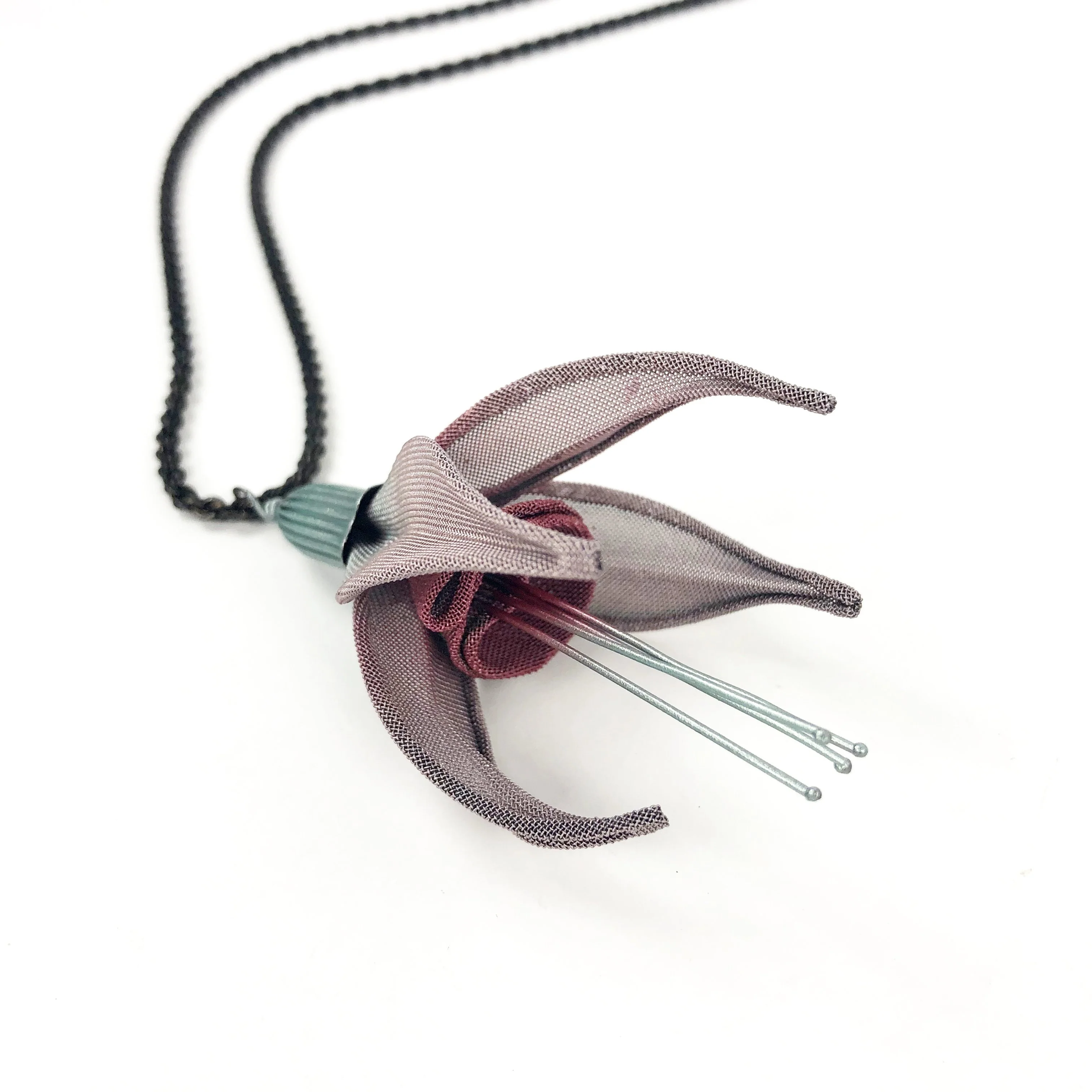 Sarah Cavender Necklace: Flower Ornament - Image 4
