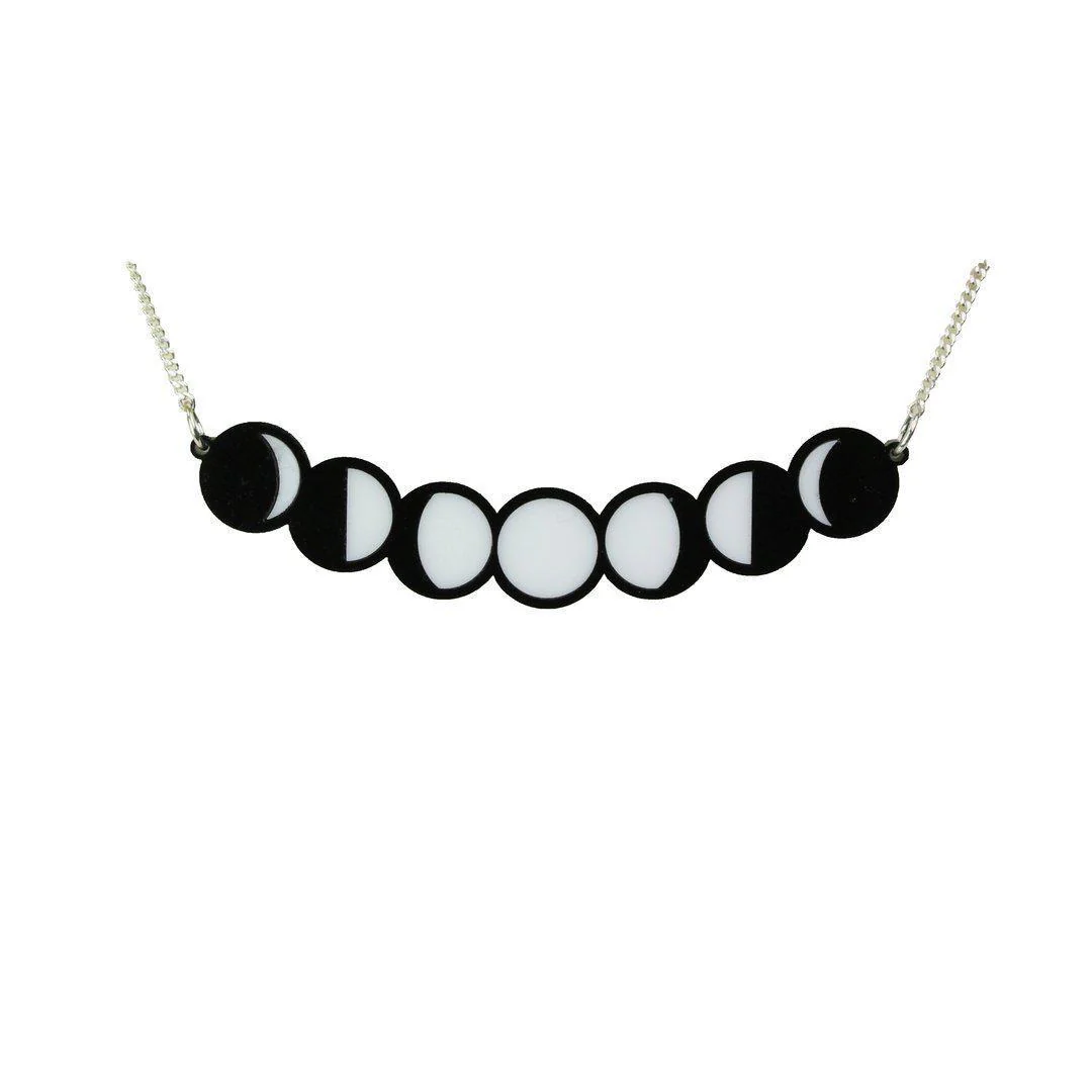 Sorcery Science Necklace: Moon Phases