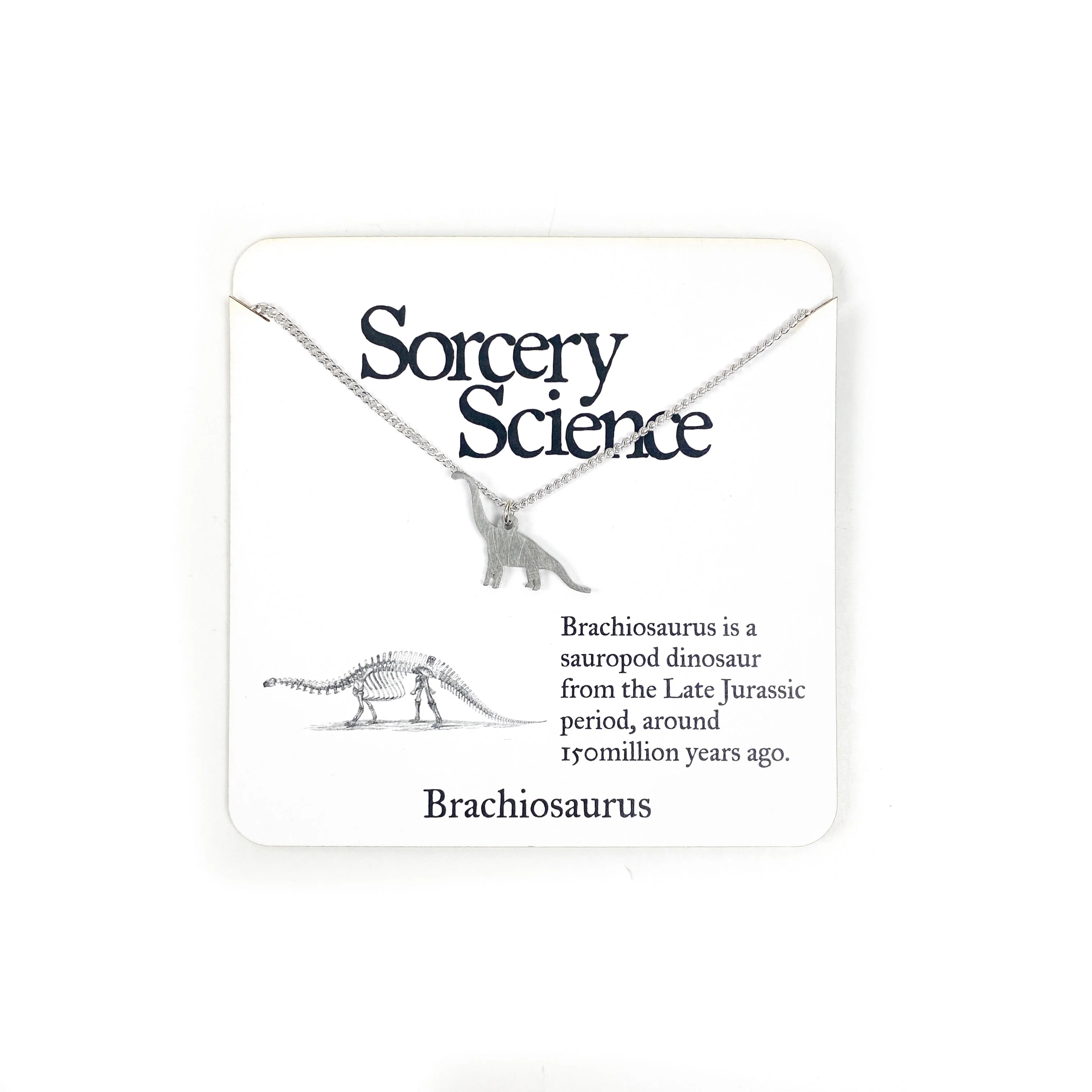 Sorcery Science Necklace: Brachiosaurus