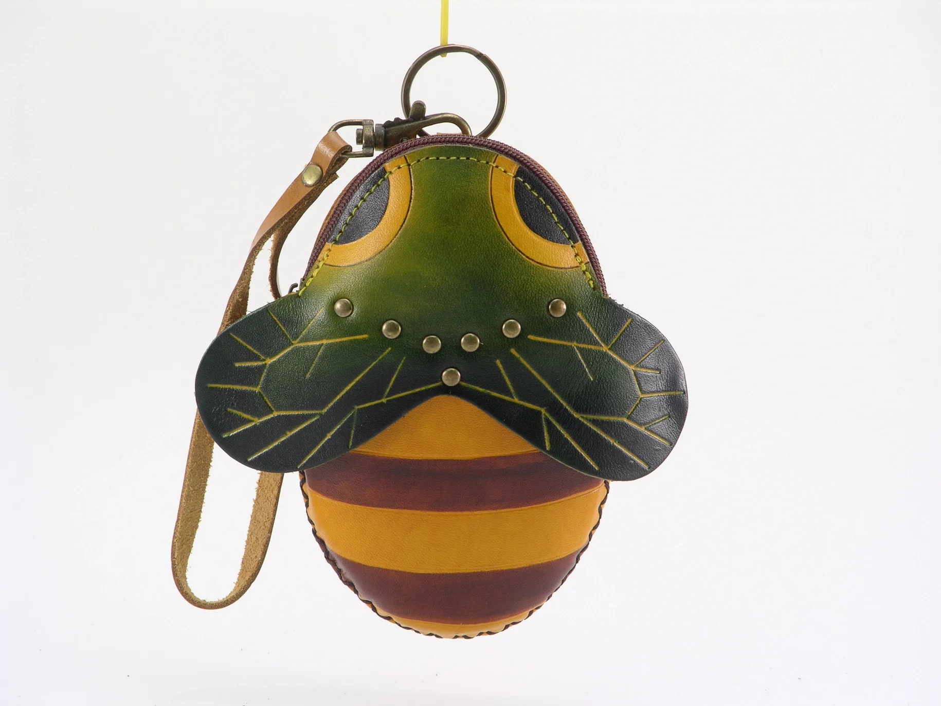 Sunflower Handmade Wristlet: Coin Purse - Image 2