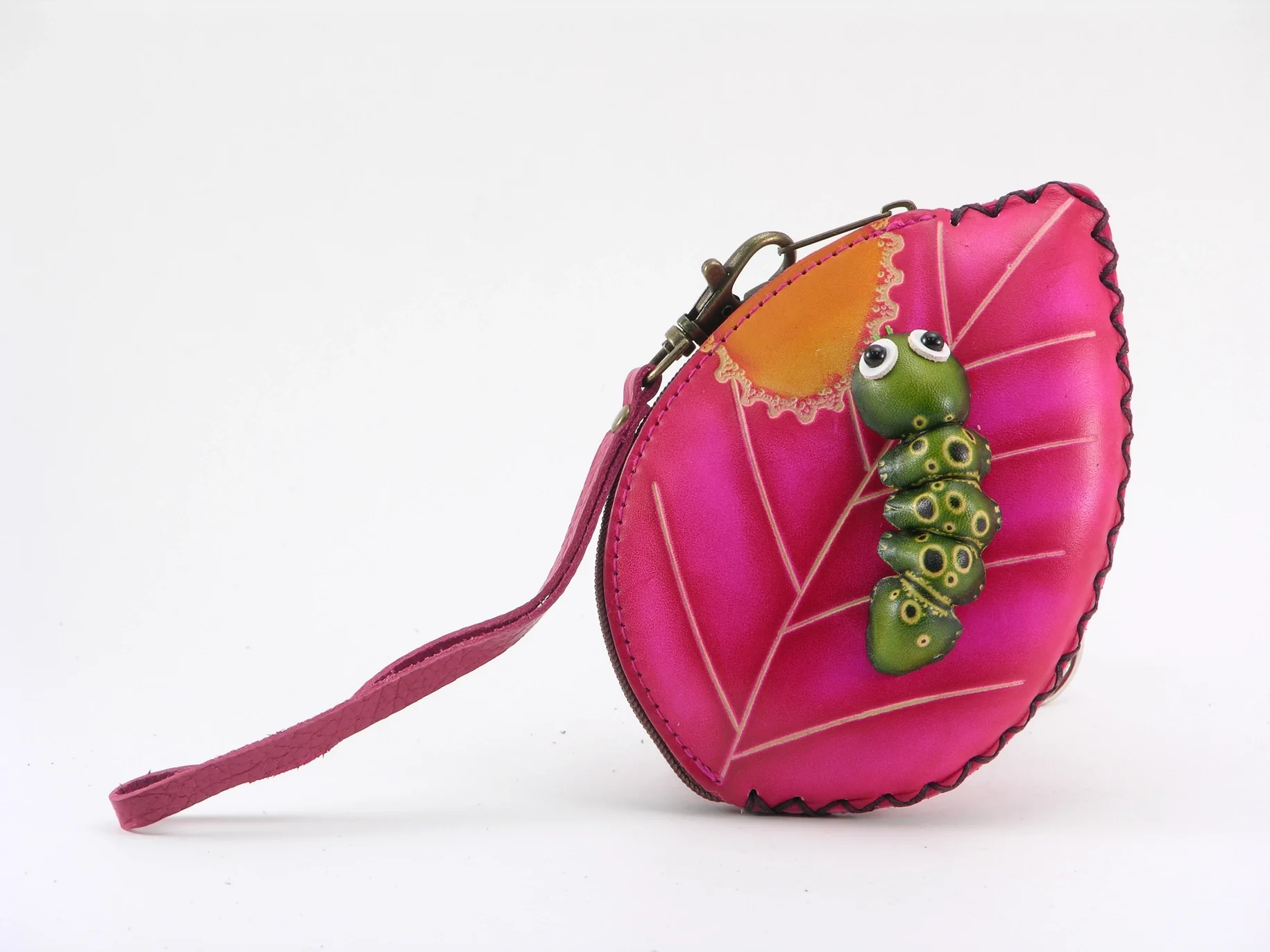 Sunflower Handmade Wristlet: Coin Purse - Image 4