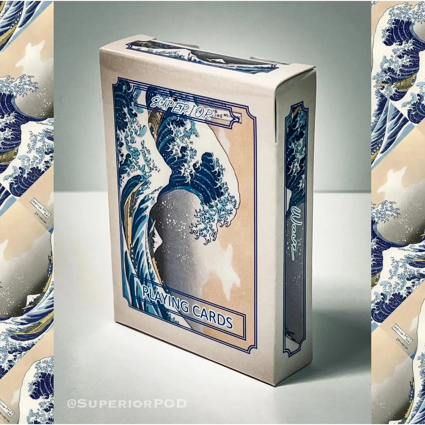 Superior Print on Demand Playing Cards: Hokusai, The Wave
