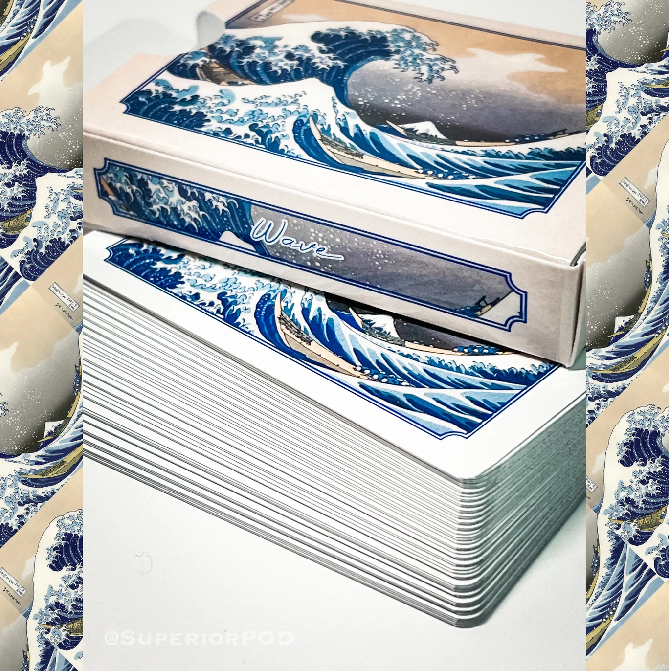 Superior Print on Demand Playing Cards: Hokusai, The Wave - Image 2