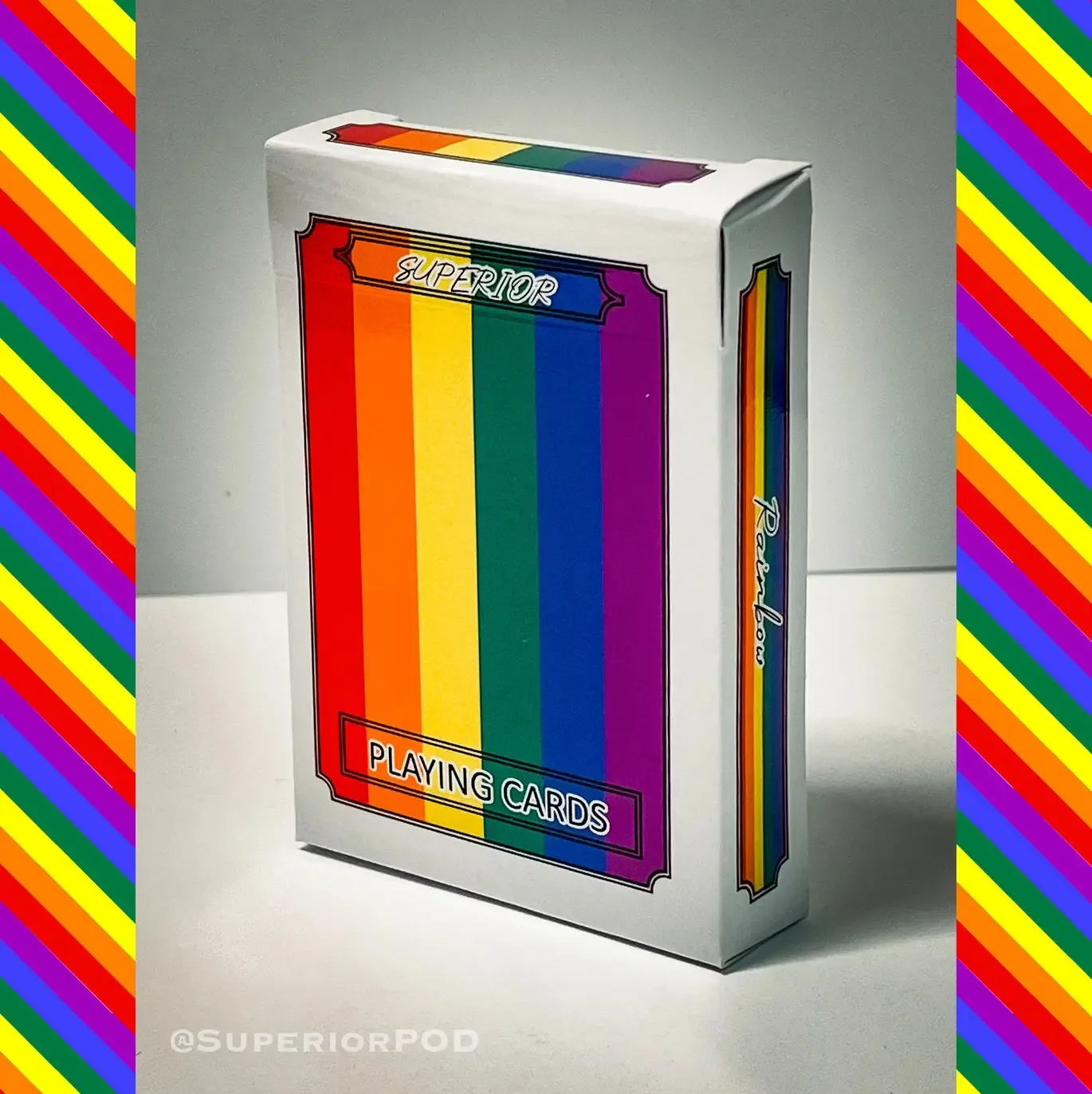 Superior Print on Demand Playing Cards: Rainbow