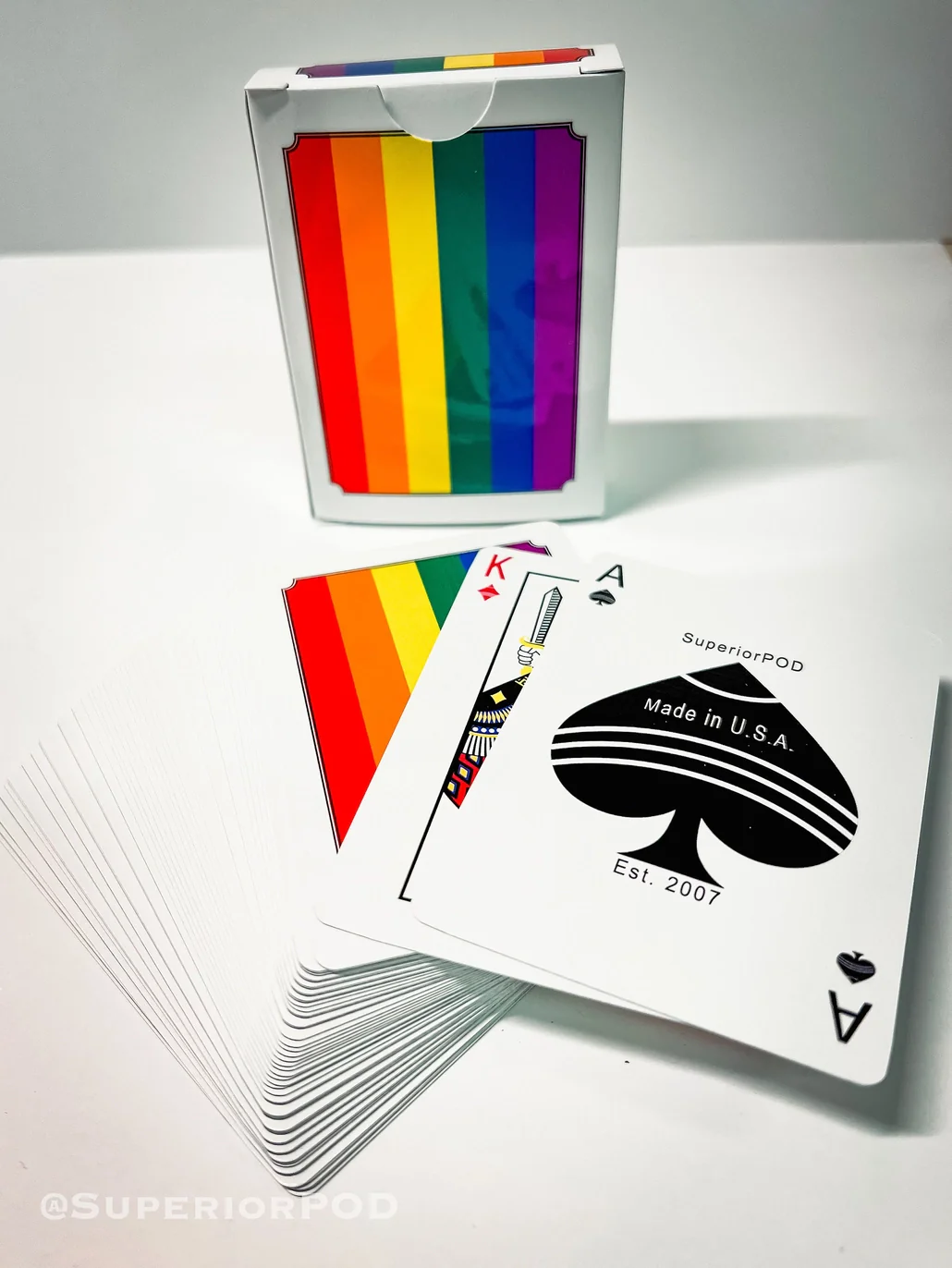 Superior Print on Demand Playing Cards: Rainbow - Image 3