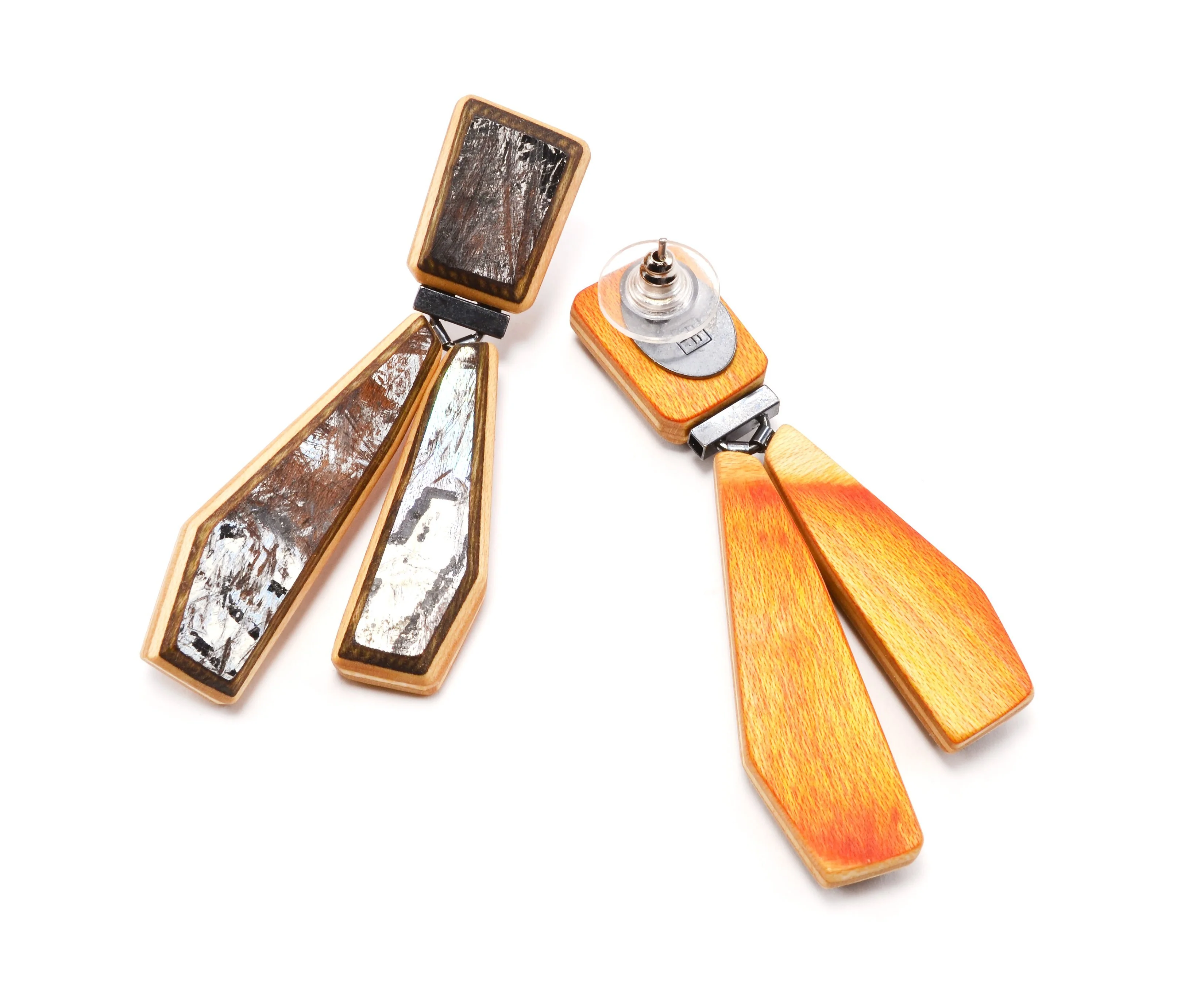 Tara Locklear Earrings: G-Flat Hinge Dangles - Image 2