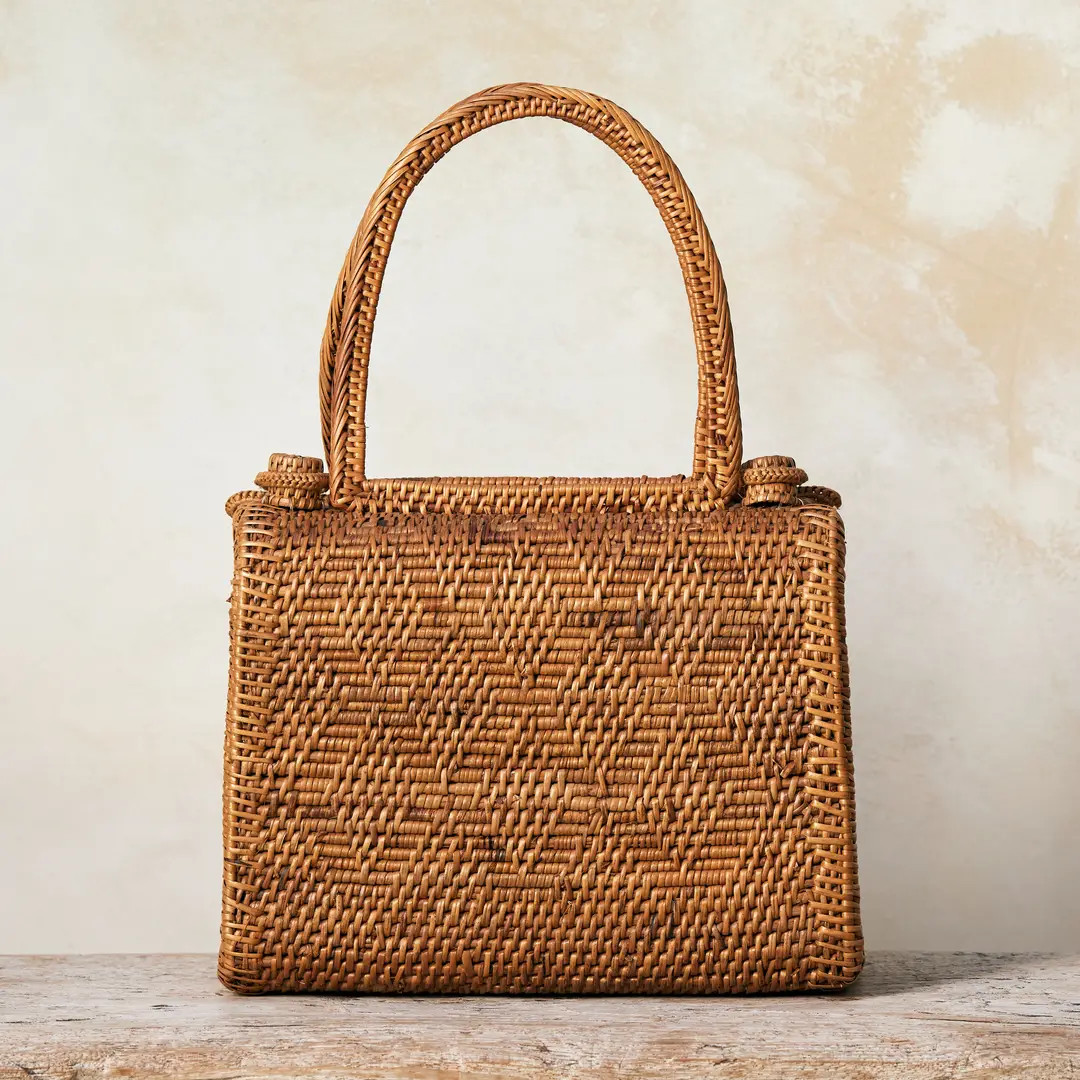 The Winding Road Bag: Ata Vine with Bow Closure - Image 2