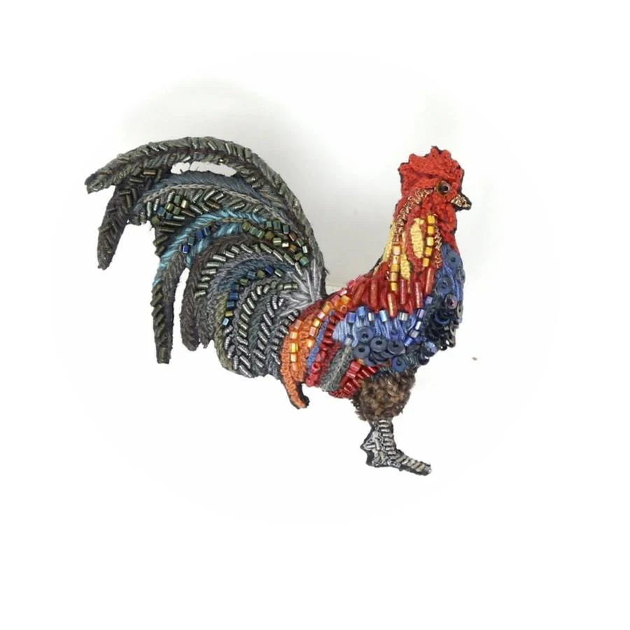 Trovelore Brooch: Farm Rooster