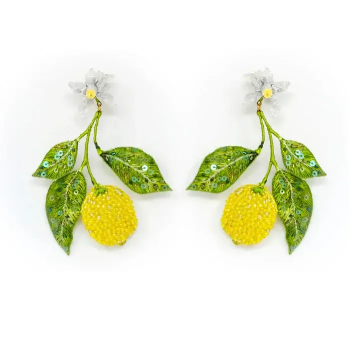 Trovelore Earrings: Lemon Blossom