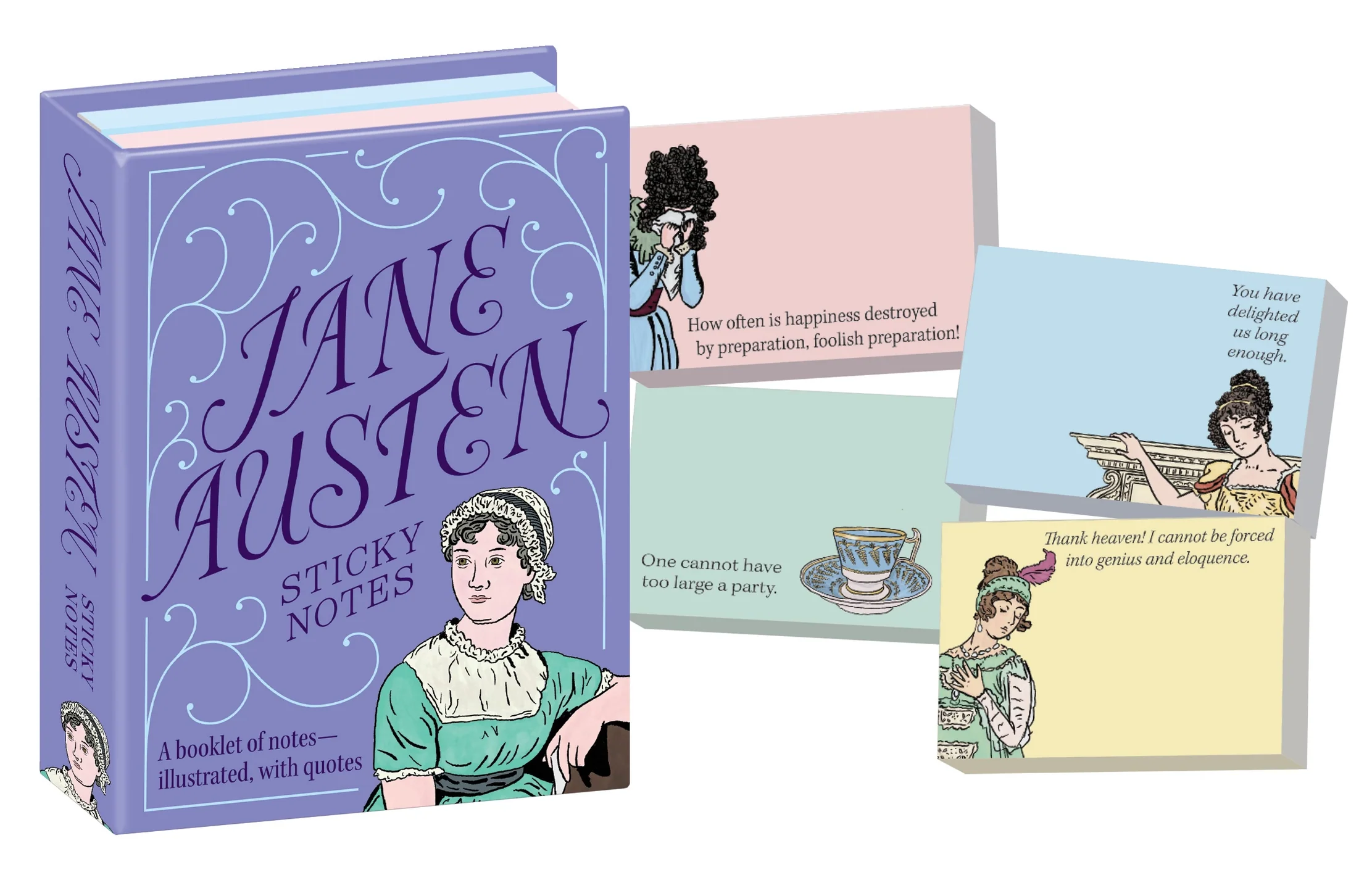 Unemployed Philosophers Guild Sticky Notes: Jane Austen - Image 2