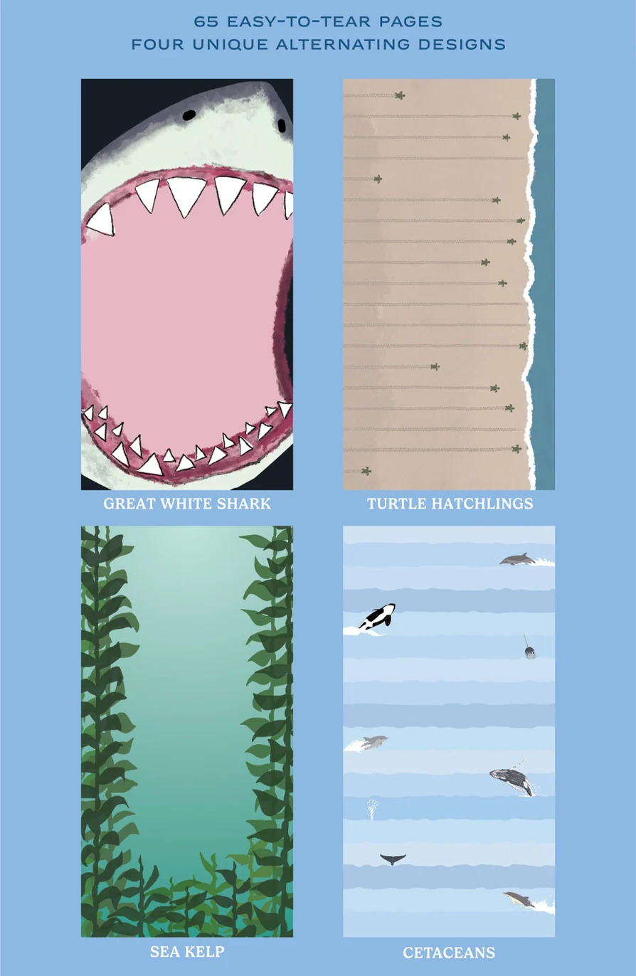 Unemployed Philosophers Guild Notepad: Sea Life - Image 2