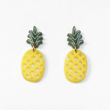 Woll Earrings: Pineapple - Image 2